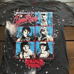 Stranger Things Bleached Graphic Tee